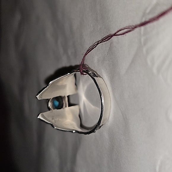 New Copper streaked Turquoise Sterling Silver ring 💍 size 8 - Picture 4 of 5